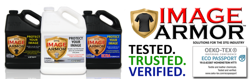 Image Armor Pretreatment Product Header Tested Trusted Verified